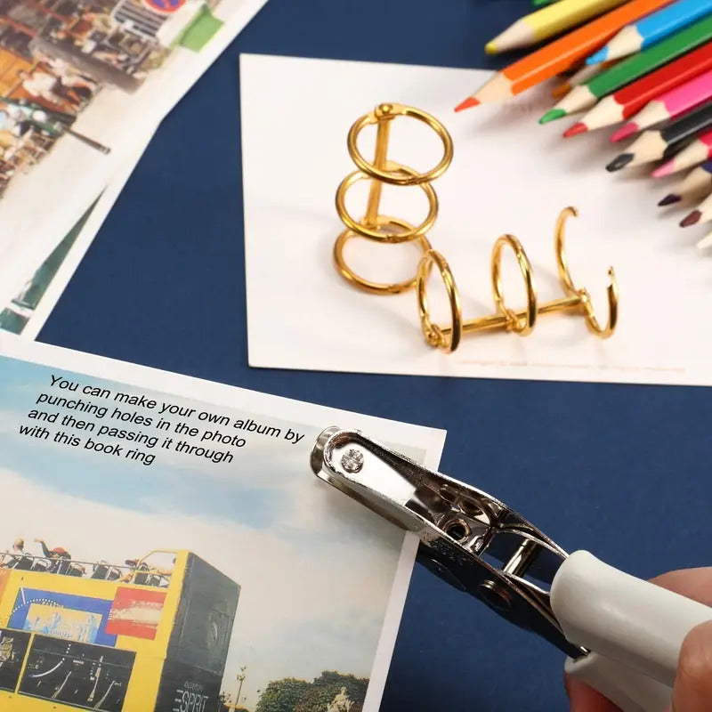 Aro Triple Dorado Para Tapa Resina