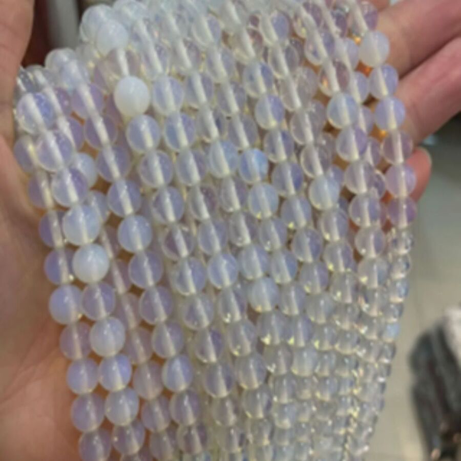 Tira Piedra Bolita 6mm -Opalo