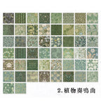 Block grande de papeles coleccion botanicos