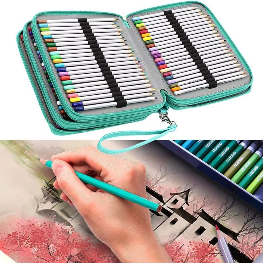 MEGA CARTUCHERA ECO CUERO