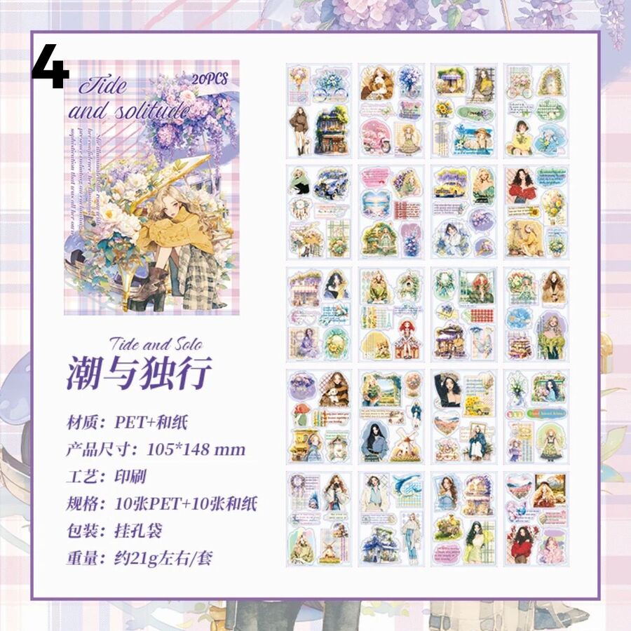 LIBRO STICKERS PET Y WASHI MOMENTS