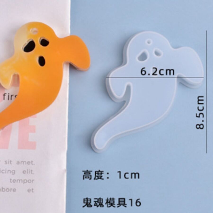 Molde de silicona Halloween fantasma - 29752