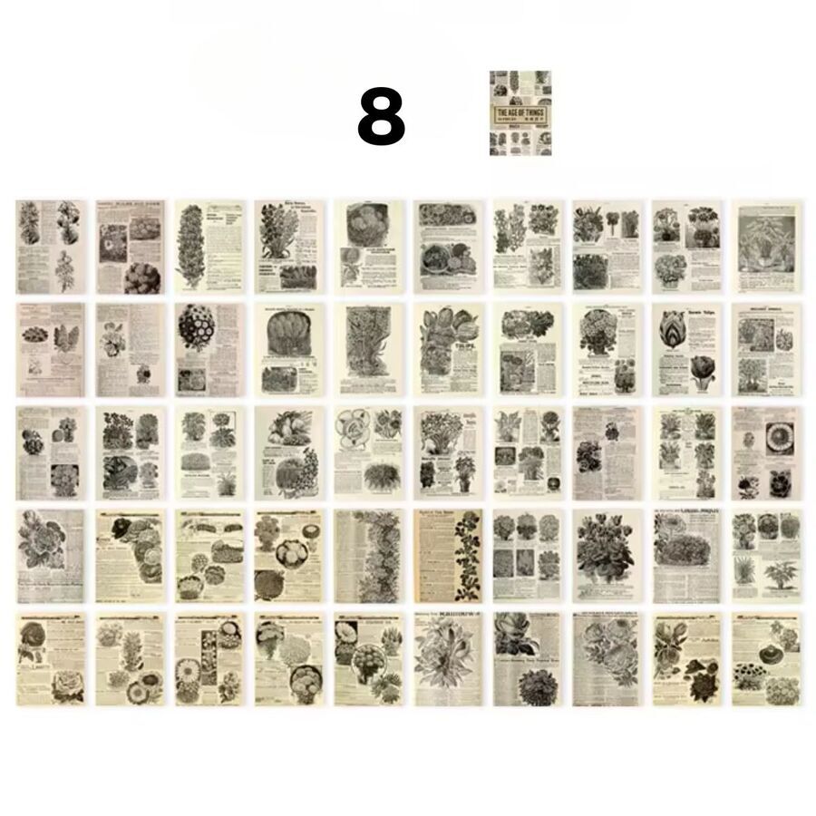 Block pegatinas vintage 30586