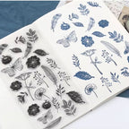 SELLO DE SILICONA MIX FLORES RAMAS