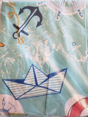 Tela 100%algodón Tamaño 50x40cm Model Barco Grande