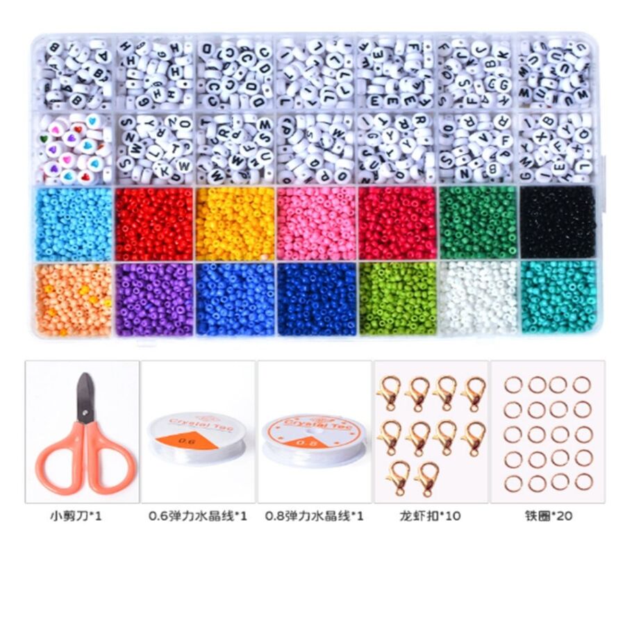 KIT LETRAS Y MOSTACILLAS 3MM