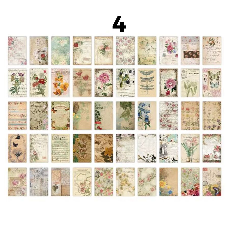 Libro de papeles decorados coleccion florales