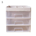 Organizador escritorio cosmeticos 2 cajones