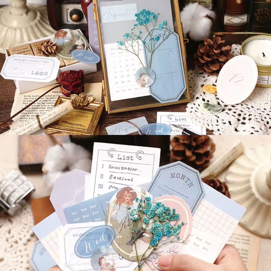 Set stickers y papeles colección DAY