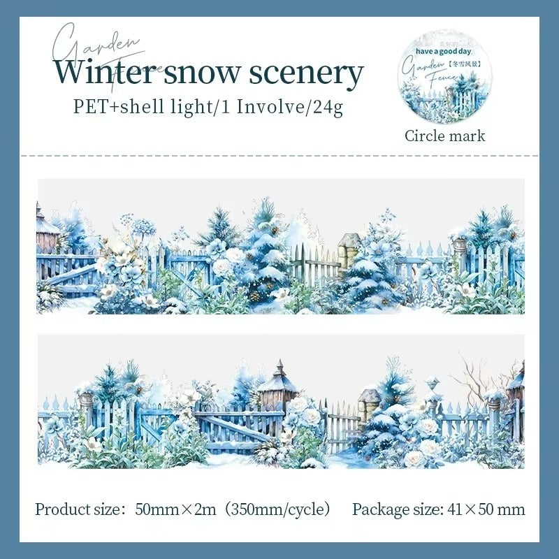 Washi tape PET Garden Fence (50 mm x 2 m)