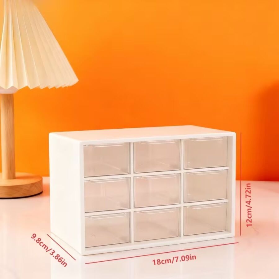 Cajonera Organizadora Blanca 9 cajones