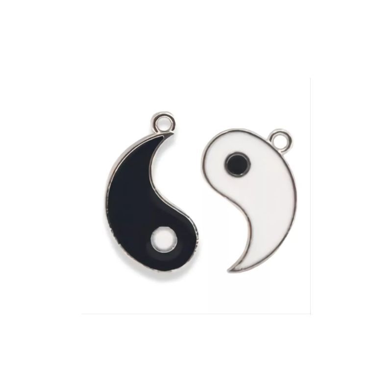1 Dije Esmaltado yin y yang Separado