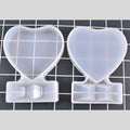 Molde de silicona Porta retrato con base corazon - 29593
