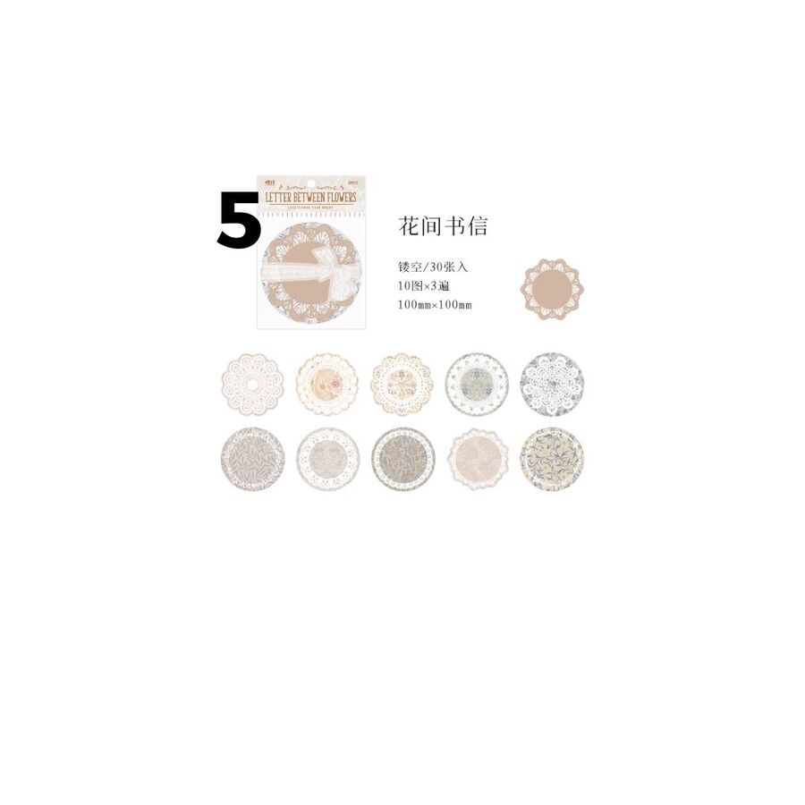 Set papel blondas 30771