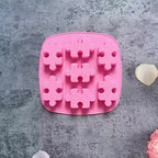 Molde de silicona puzzle yeso cemento jabones - 29701