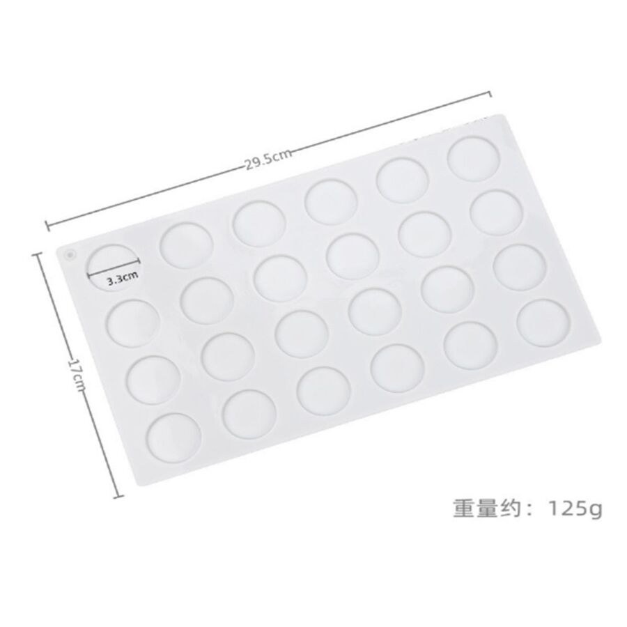 Molde de silicona para lacres redondo