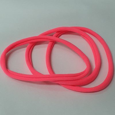 10 Diademas Microfibra Rosa Fuerte