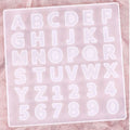 MOLDE SILICONA LETRAS CHICAS