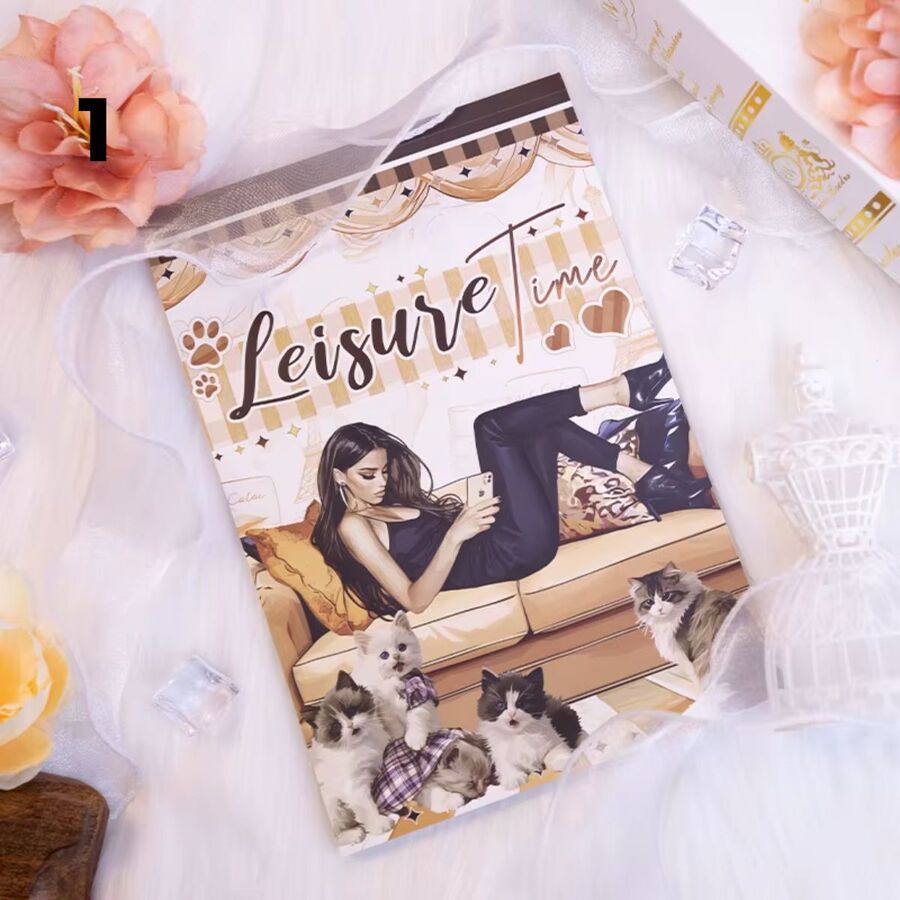 Libro stickers varios materiales colección Moments