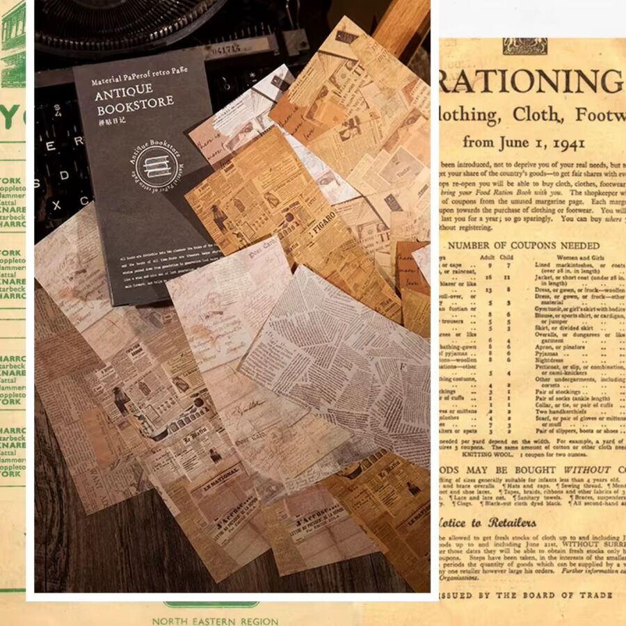 Libro papeles coleccion Antique Bookstore