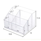 Porta lapiz transparente de acrílico escritorio