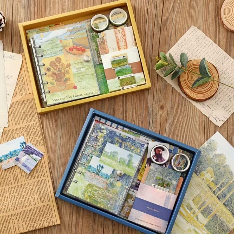 Set papeleria Van Gogh Monet