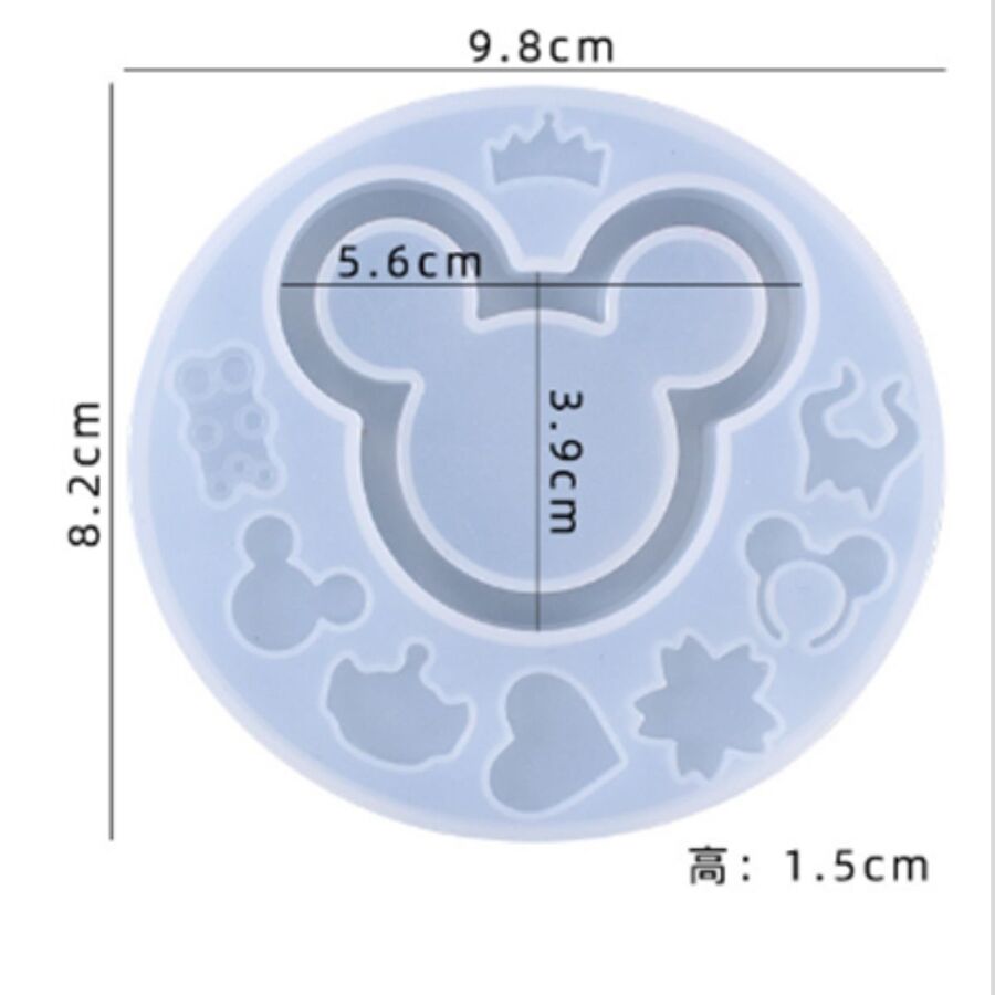 Molde de silicona mickey - 29727