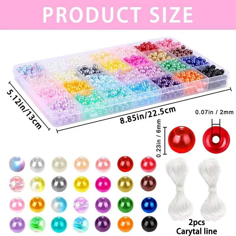 kit perlas colores 6MM