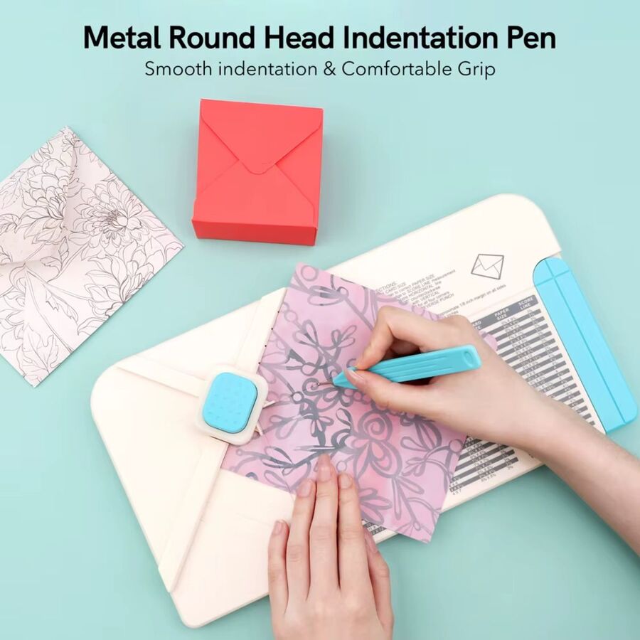 Tabla perforadora 3 en 1 sobres cajas lazos