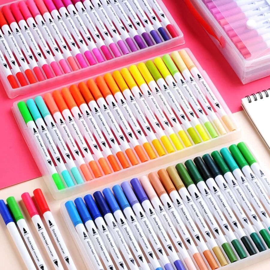 Mega pack marcadores doble punta