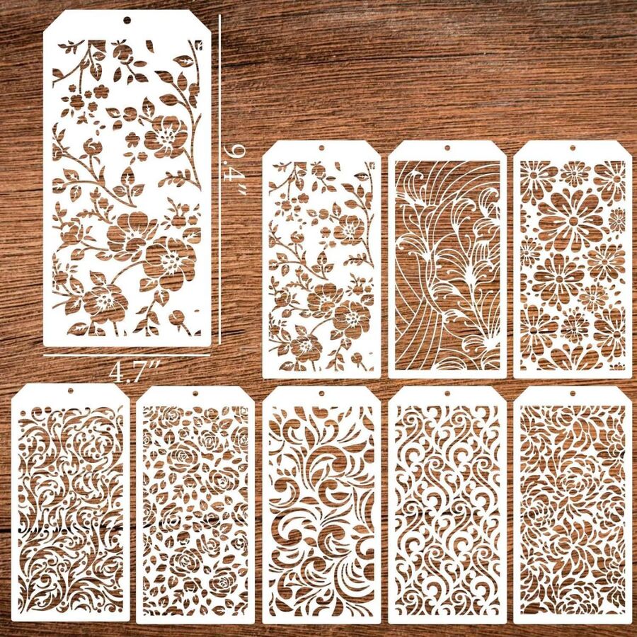 SET ESTENCIL 24CM 8 PIEZAS