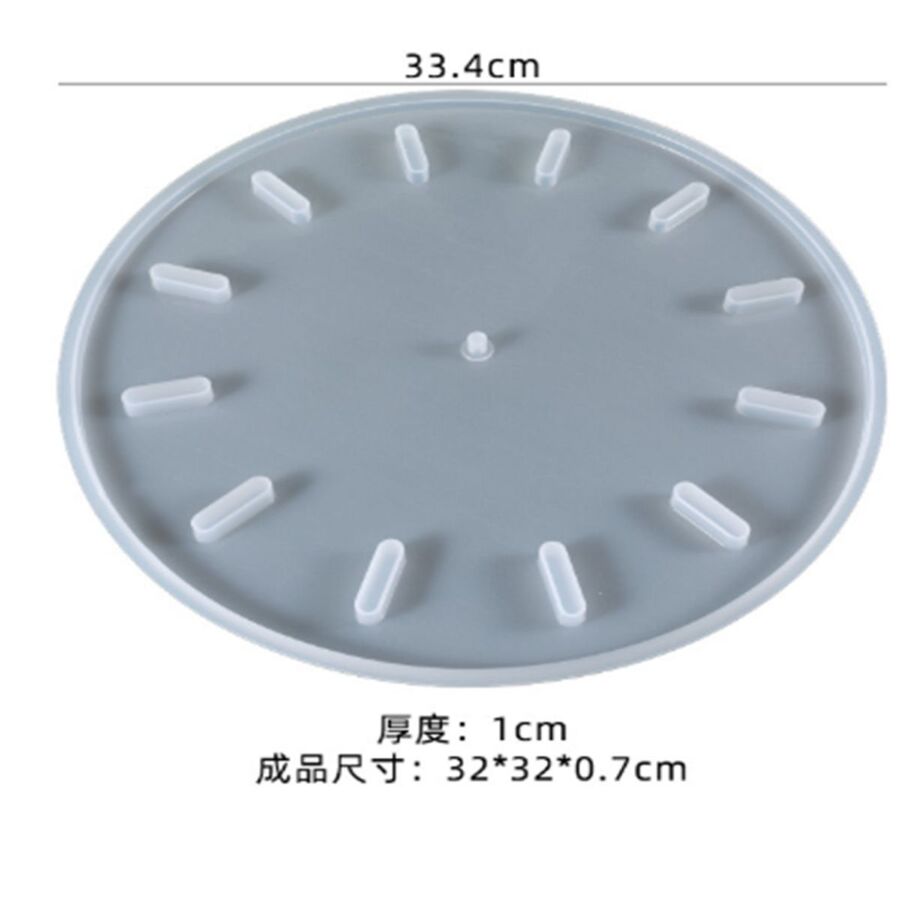 Molde de silicona reloj