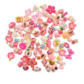 CHARMS PACKS ROSADOS 80 UNIDADES
