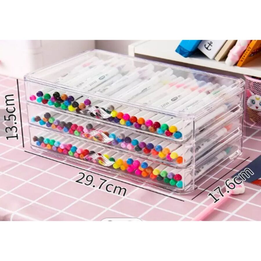 Organizador ACRILICO de 3 cajones