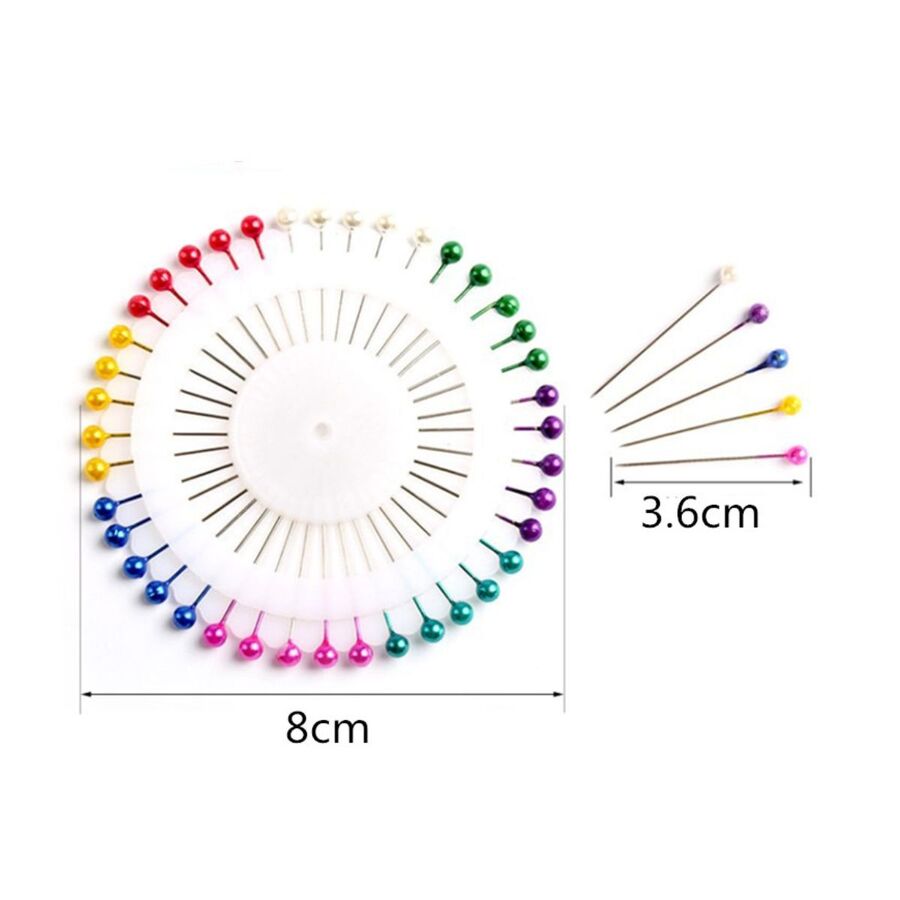 Alfiler cabeza redonda colores
