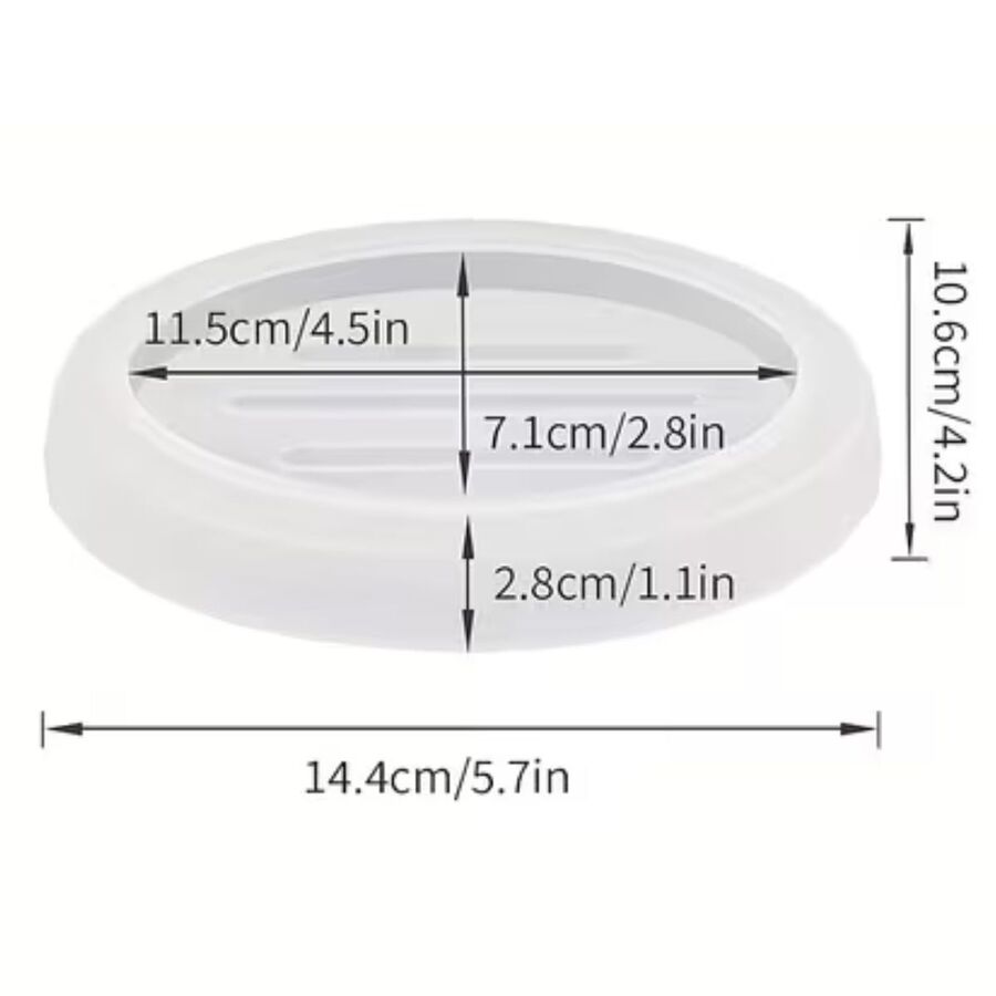 Molde de silicona jabonera - 29740 C1