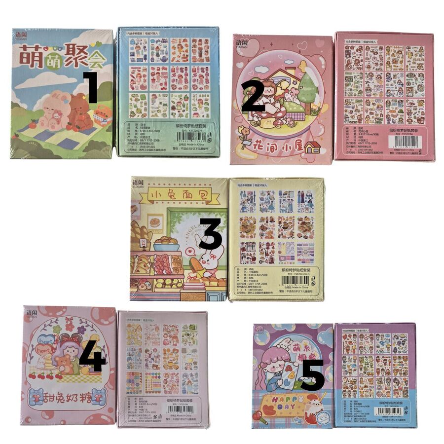 Caja pegatinas kawai 30631