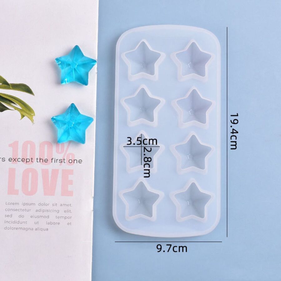 Molde de silicona estrellas - 29754 C1