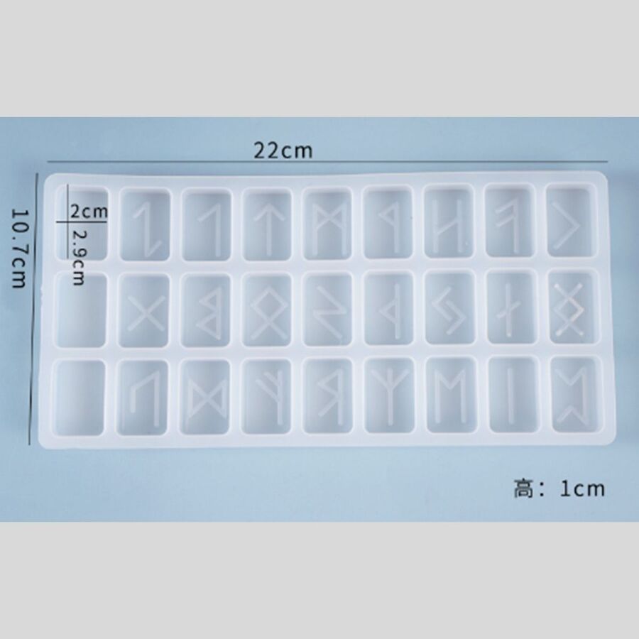 Molde de silicona Runas Vikingas - 29619