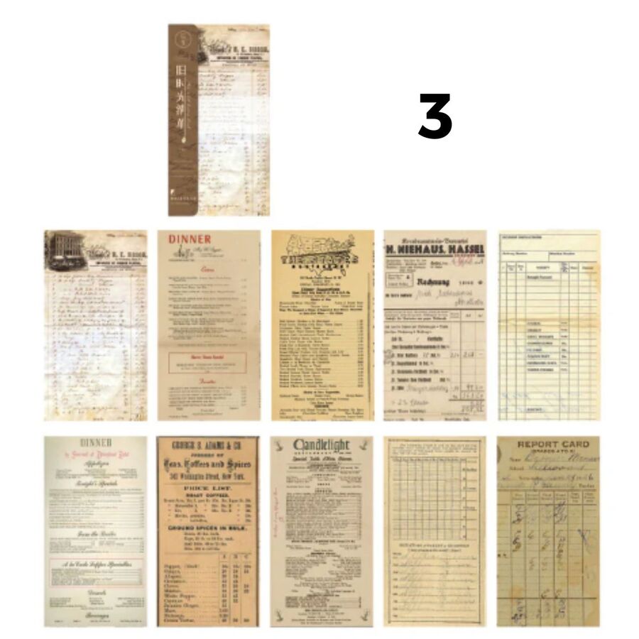 BLOCK PAPELES RETROS