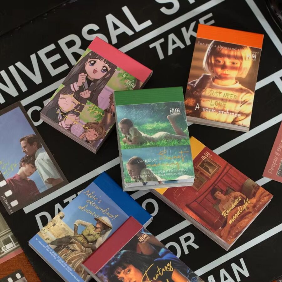 Mini libro pegatinas cinema