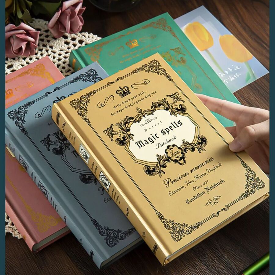 Cuaderno libro vintage