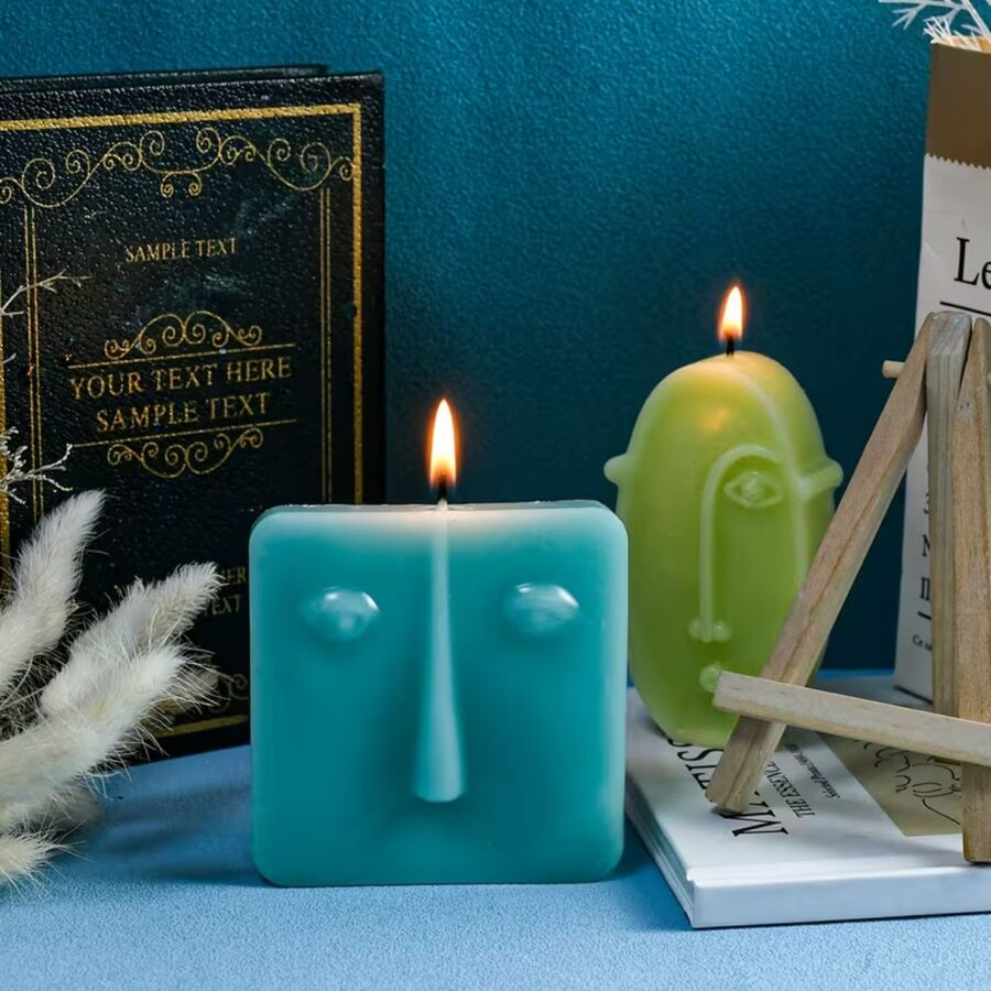 Molde de silicona vela rostro 3 - 29648 C1