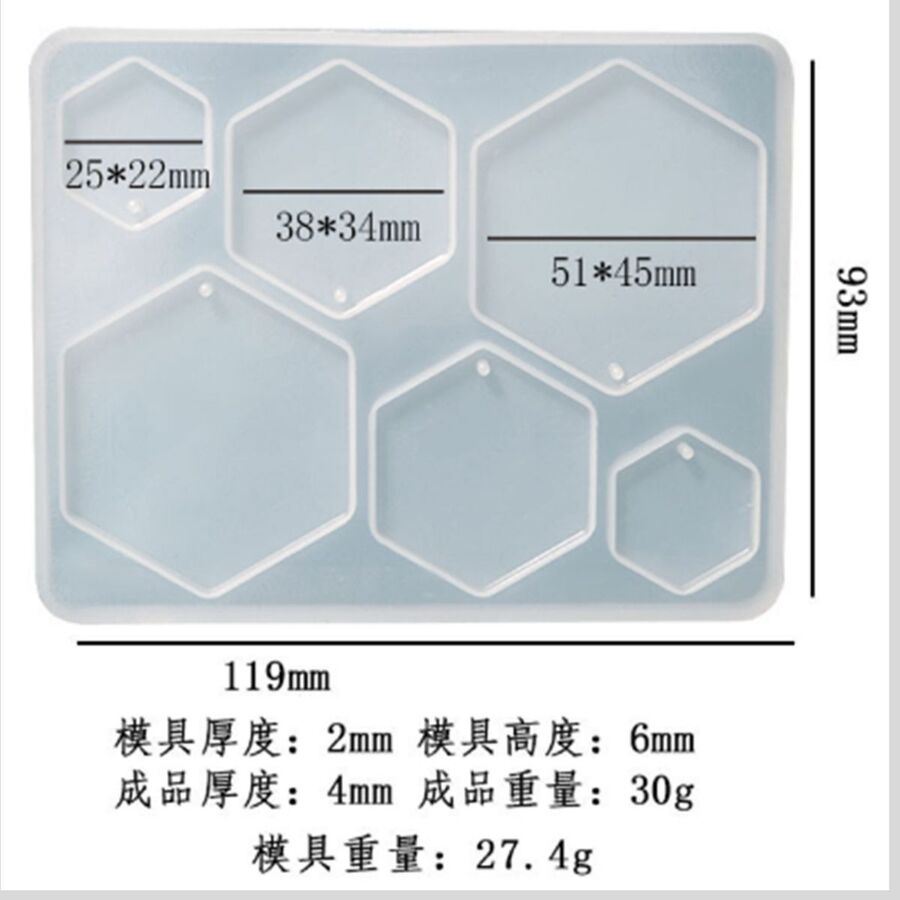 Molde de silicona Caravana pendientes - 29670