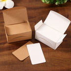 Caja 100 tarjetas para tags