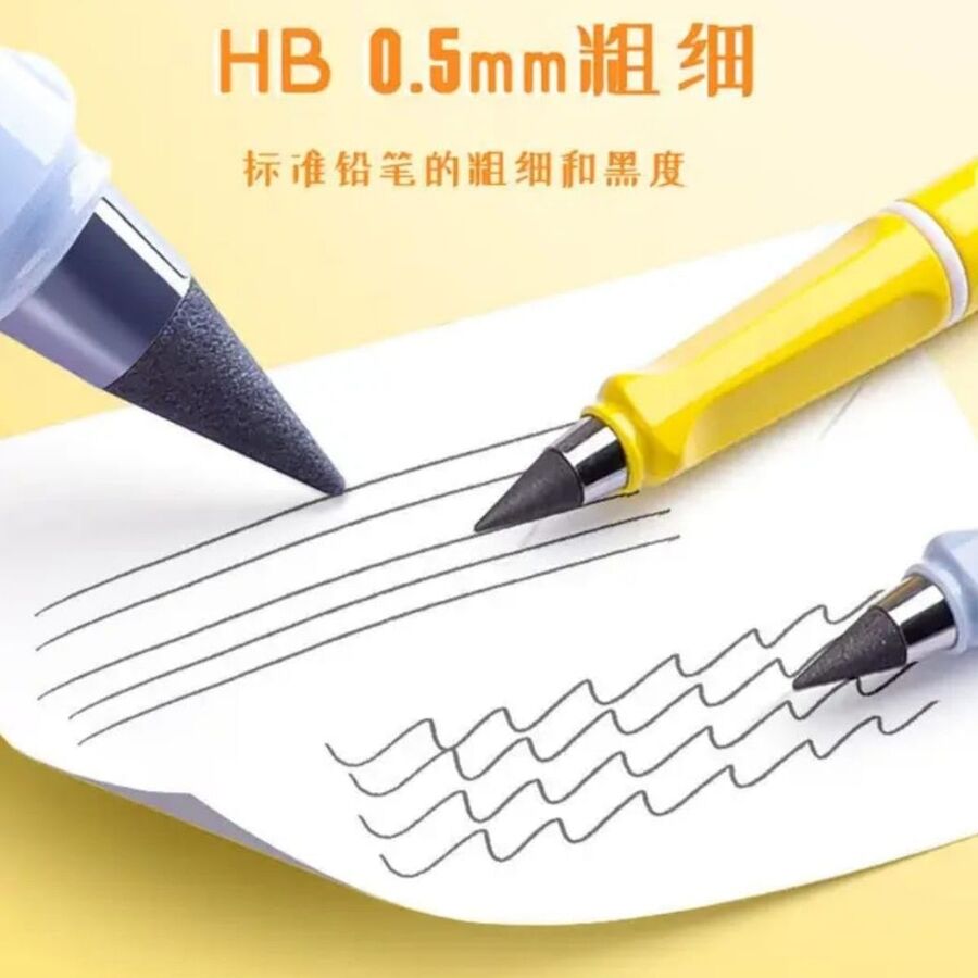 Lapiz infinito en caja con aplique y respuesto