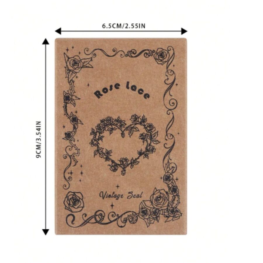 Sello marco en base de madera