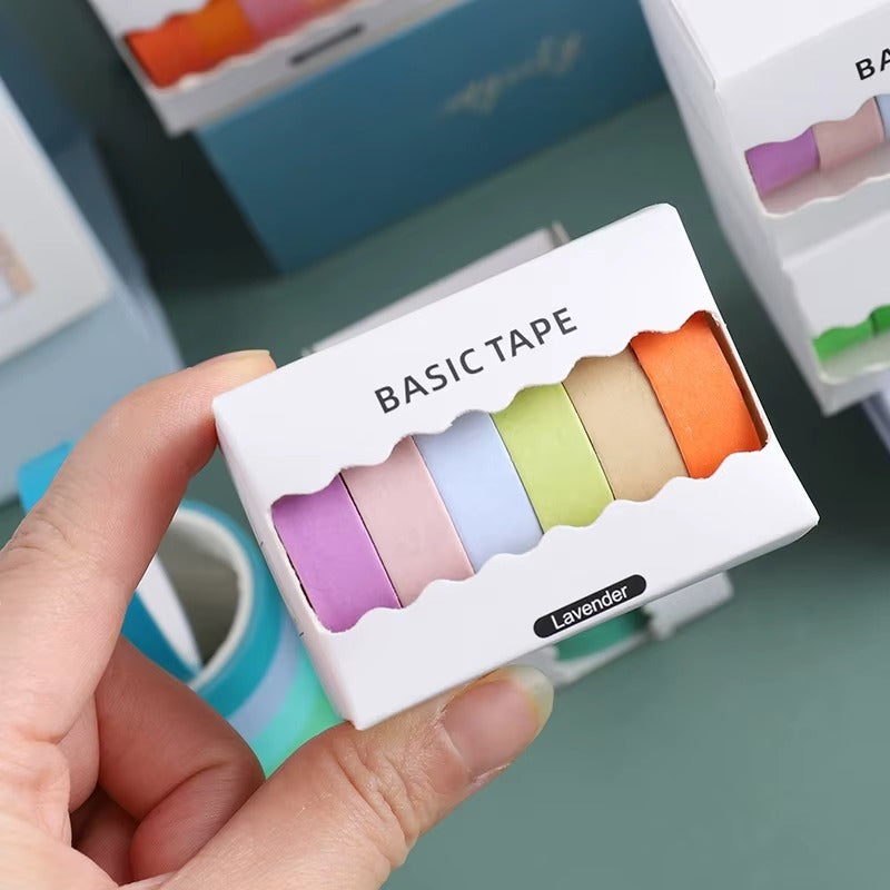 Set 6 Washi Tape Modelo Combinado