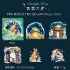 Stickers Starlight Forest PET 10 piezas (5 diseños x2)