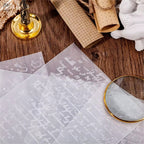 Papel vegetal con relieve